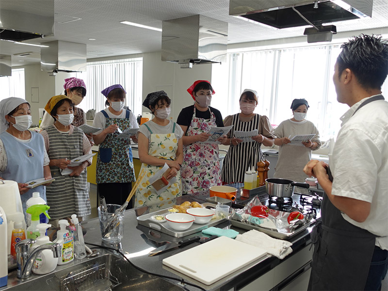 音羽創シェフ直伝！県産ミルクで夏のフレンチ 会場風景.1