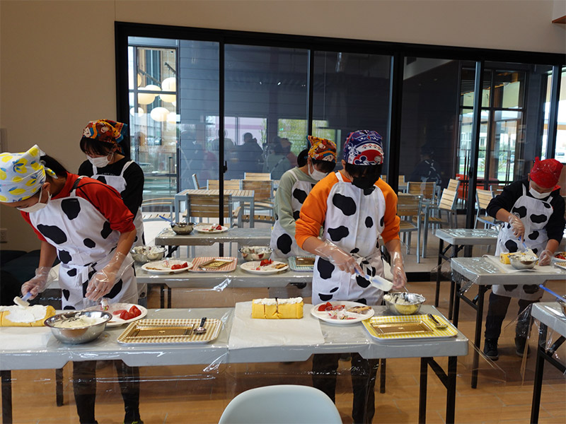 みんなで作ろうミルクの国のクリスマスロールケーキ 会場風景.2