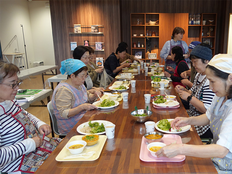 ミルク講座【南インドカレー編】 会場風景