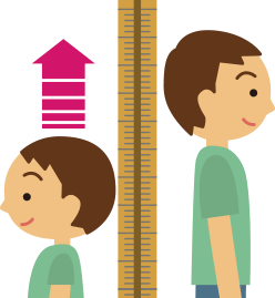 牛乳の栄養素だけで身長が高くなるわけではありません。