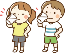 牛乳をたくさん飲む子どもでも低脂肪牛乳より普通の牛乳を。