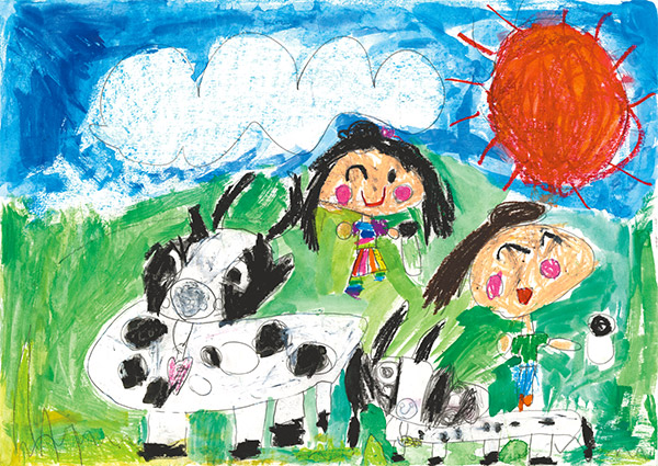 学校給食会理事長賞 尾花紗雪さん