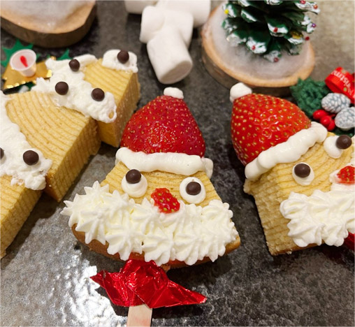 サンタクロースケーキ